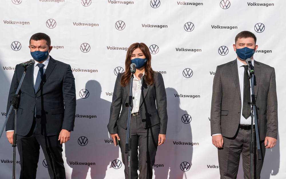 Флаг автобренда Volkswagen в Казахстане поднят на новую высоту
