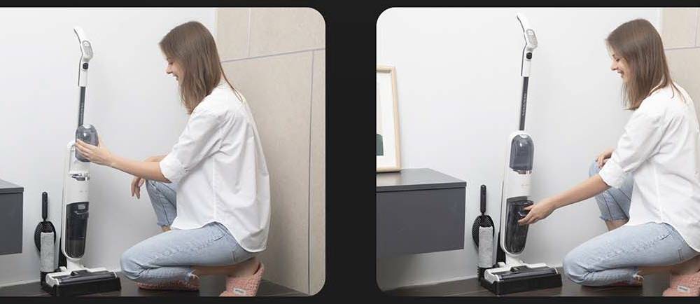 Redkey выпускает новый пылесос для сухой и влажной уборки W12 с функцией самоочищения