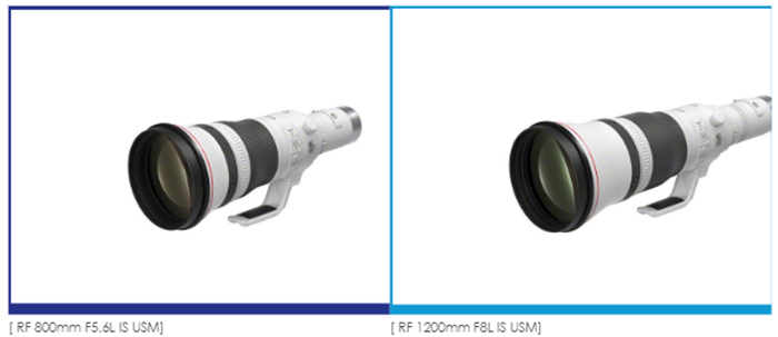 Canon выпускает два новых объектива RF — в том числе модель с самым большим в мире фокусным расстоянием