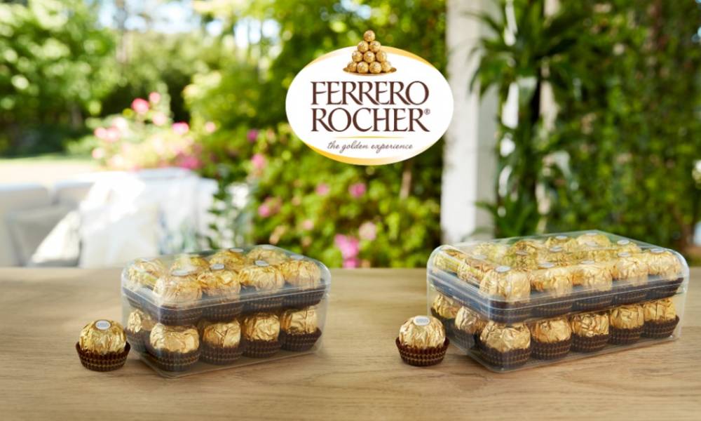 Упаковка конфет Ferrero Rocher в Казахстане теперь из перерабатываемого пластика
