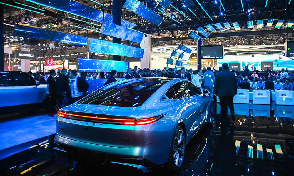 EXEED представил серию электрических автомобилей премиум-класса EXLANTIX на автосалоне в Шанхае