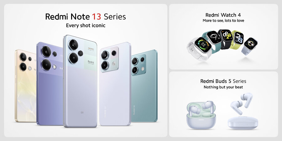 Xiaomi представляет новую линейку Redmi Note 13