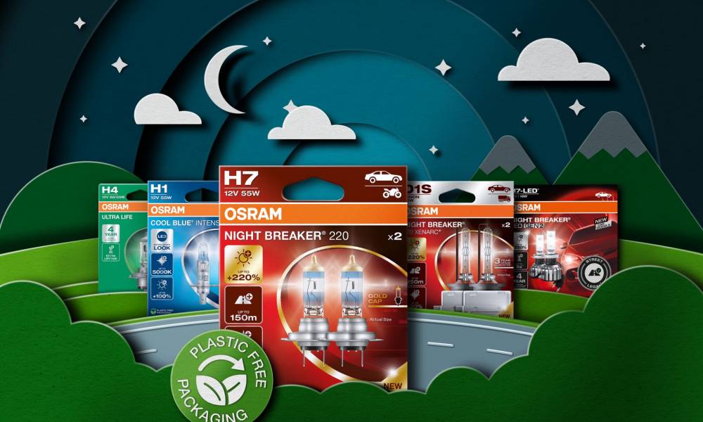 OSRAM представит новую упаковку для ламп без пластика: экологически чистое будущее светотехники