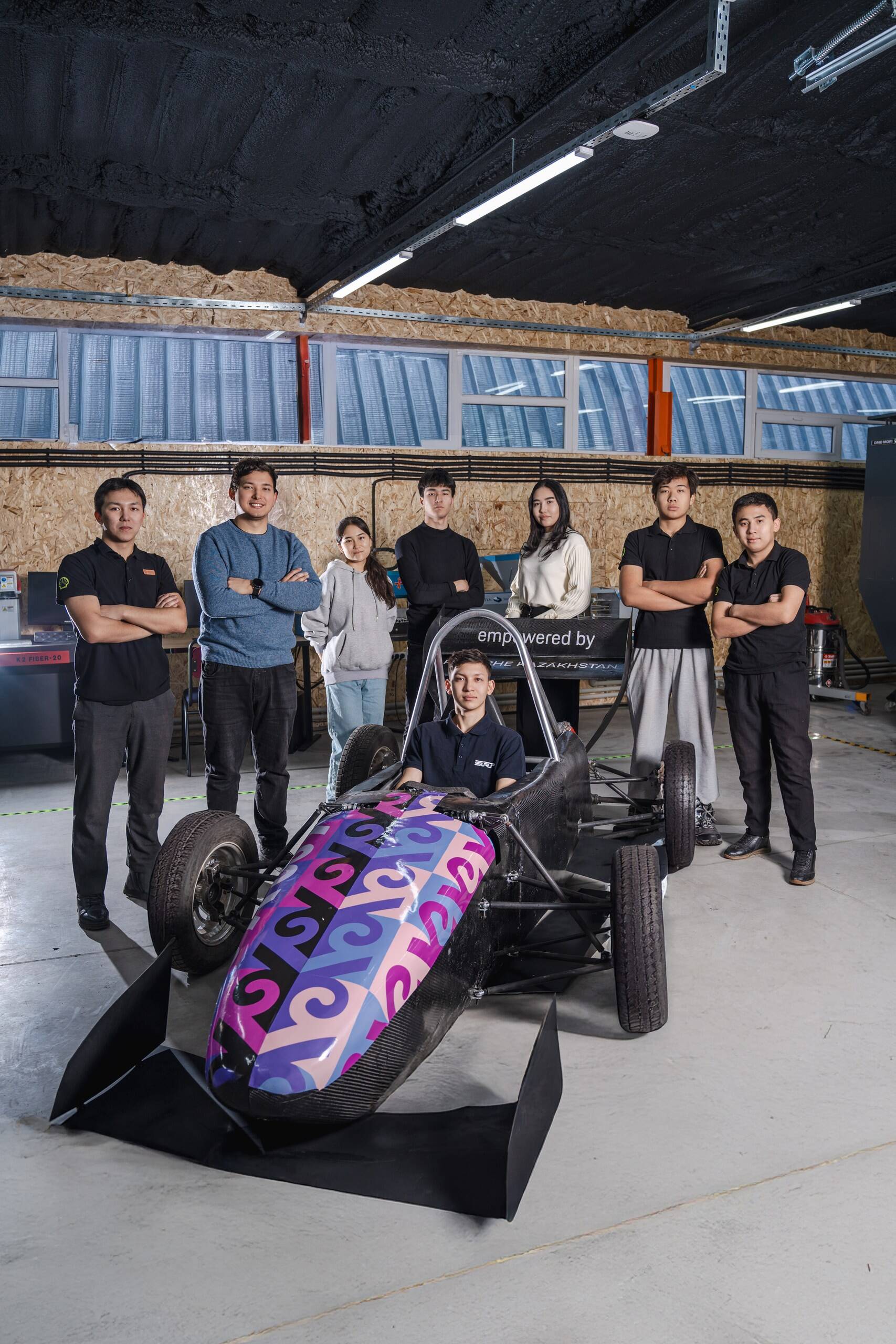 Электроболид для Formula Student 2025 спроектировали студенты Satbayev University