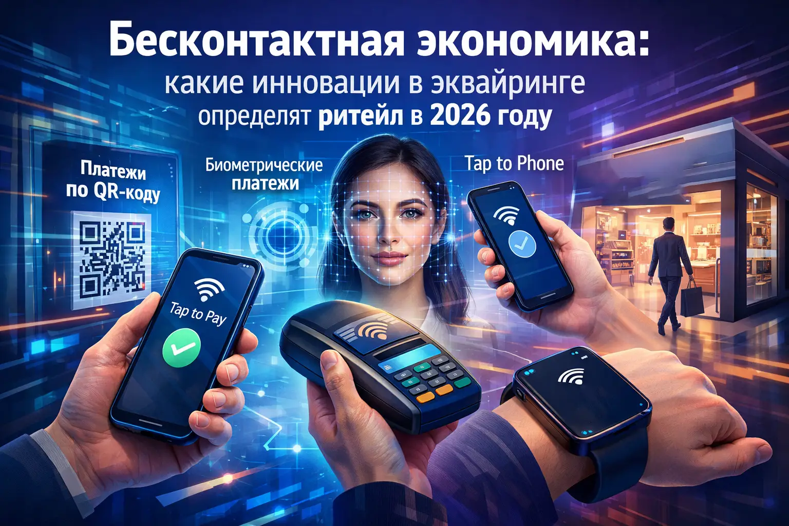 Бесконтактная экономика: какие инновации в эквайринге определят ритейл в 2026 году