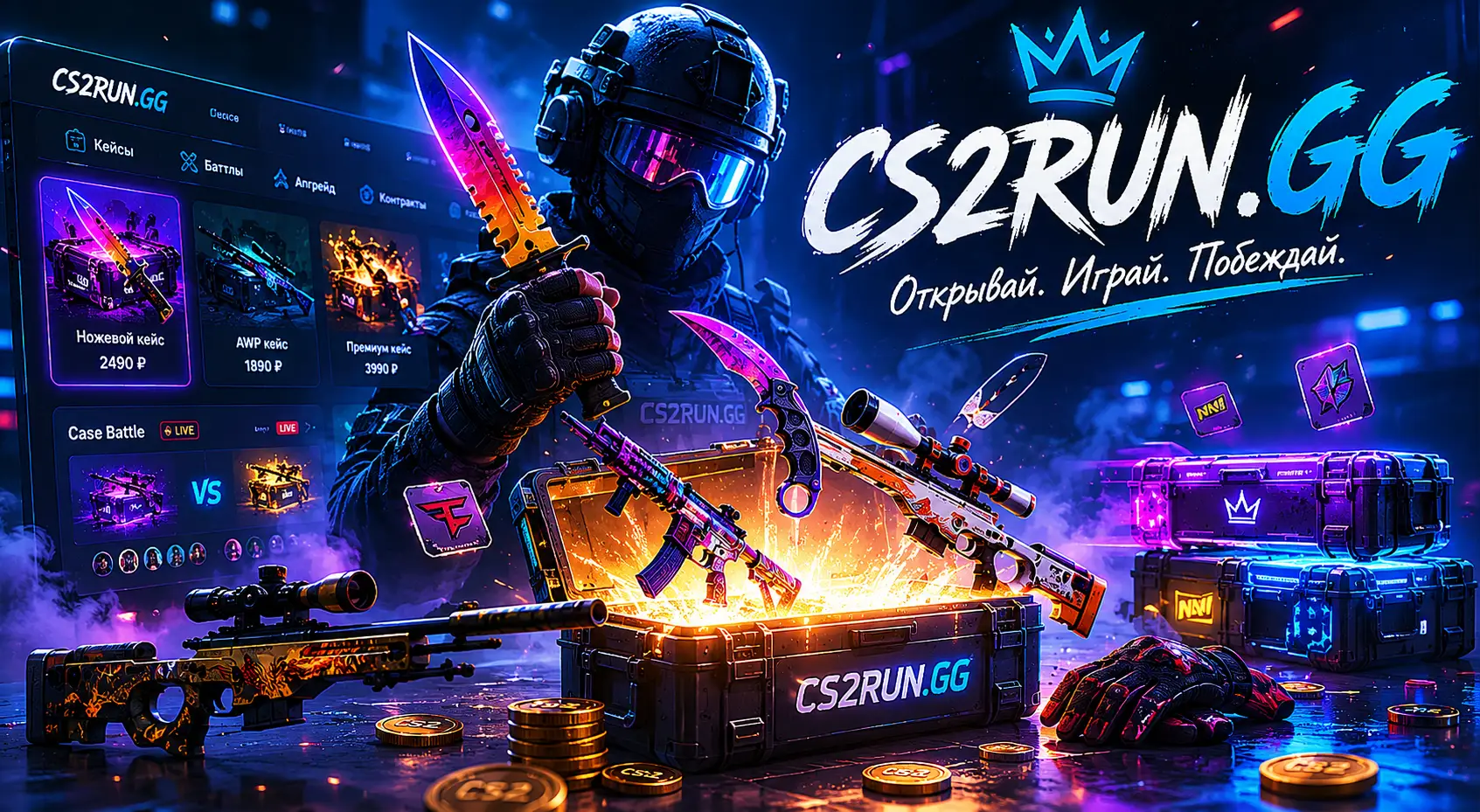 Где купить или обменять скины в Counter-Strike 2?