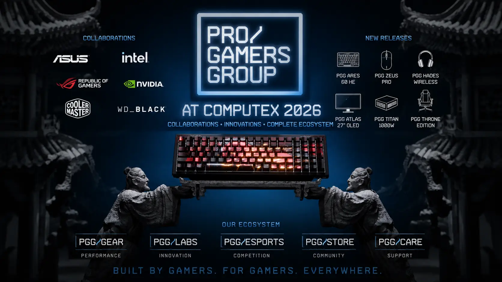 Pro Gamers Group на Computex 2026 – с коллаборациями, новинками и полной экосистемой брендов Pro Gamers Group на Computex 2026 – с коллаборациями, новинками и полной экосистемой брендов